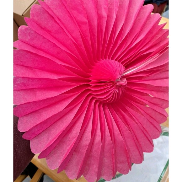 VTG Beistle Honeycomb Tissue Paper Bell Lot of 4 Christmas Decorations Red Green - Picture 3 of 8